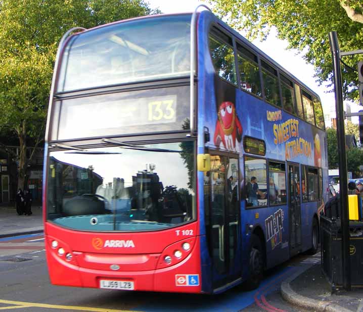 Arriva London: Alexander Dennis Enviro400 T102